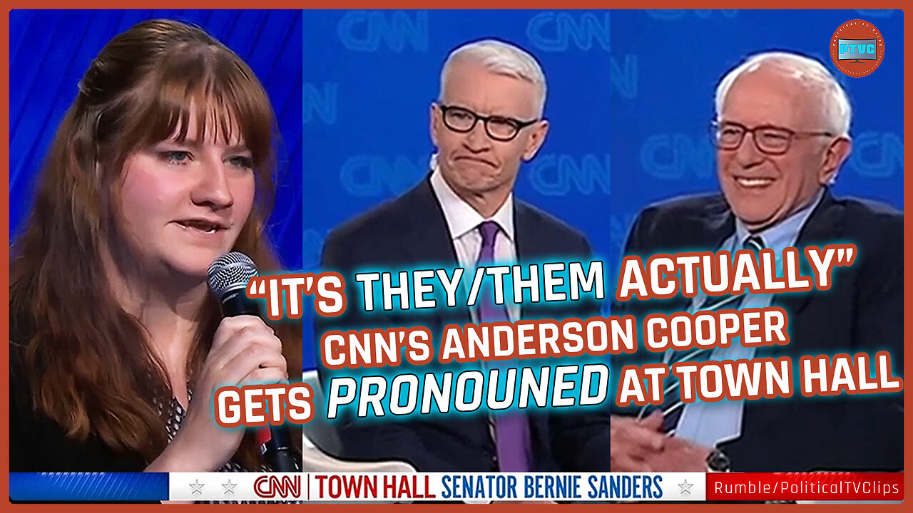 Oh! CNNs Anderson Cooper Gender Corrected at Sanders Town Hall