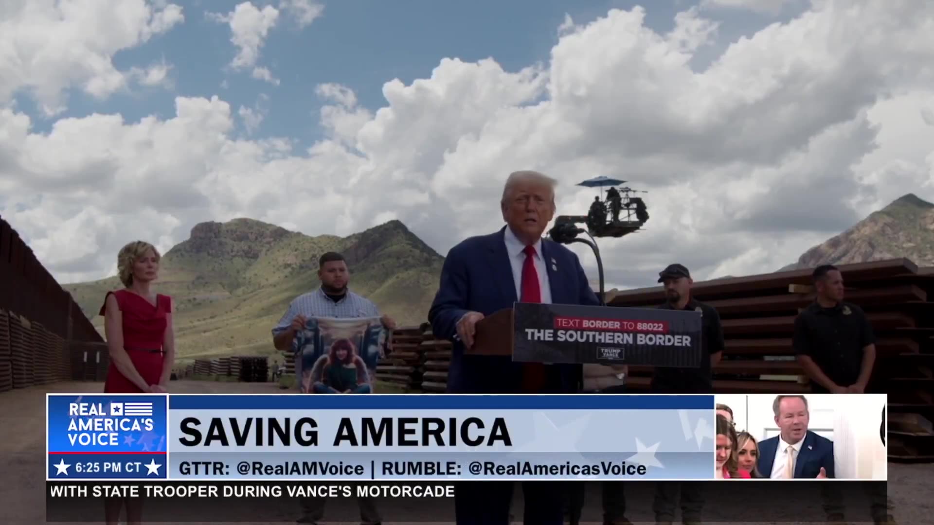 TRUMP CAMPAIGN AT THE BORDER: BEHIND THE SCENES