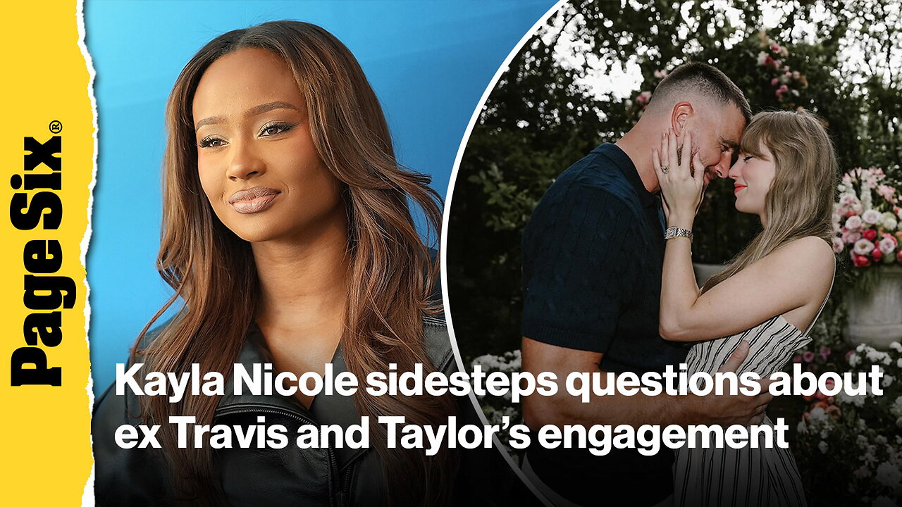 Kayla Nicole sidesteps questions about ex Travis Kelce and Taylor Swifts engagement on red carpet