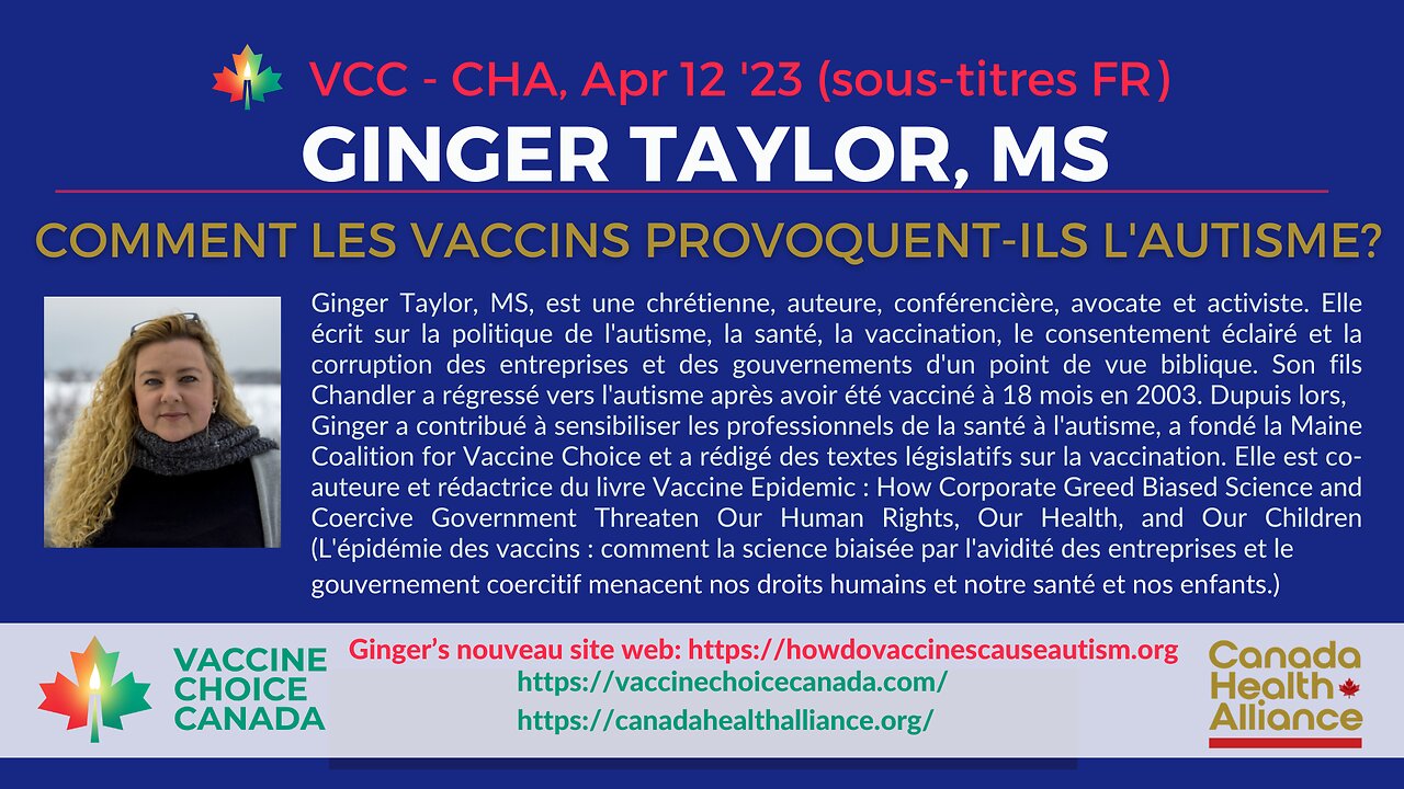 Comment les vaccins provoquent-ils lautisme? Ginger Taylor