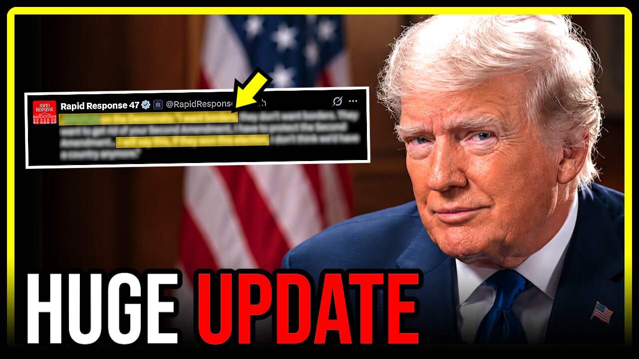 Trump's Sunday Morning BOMBSHELL.