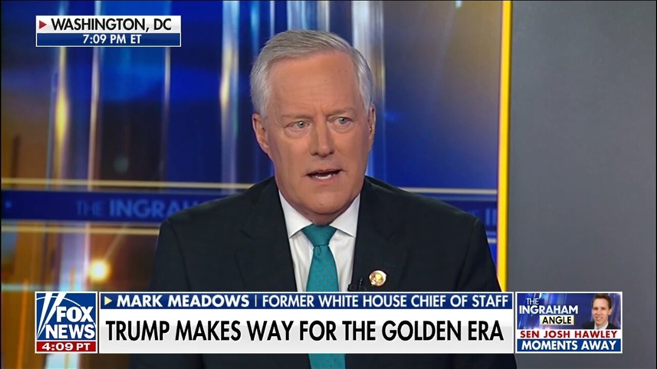 Mark Meadows: Dems Are Melting Down it Because Everything Trump Promised, Hes Delivered