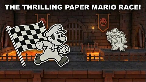 THE THRILLING PAPER MARIO RACE! (PT.1) (Edited Replay)