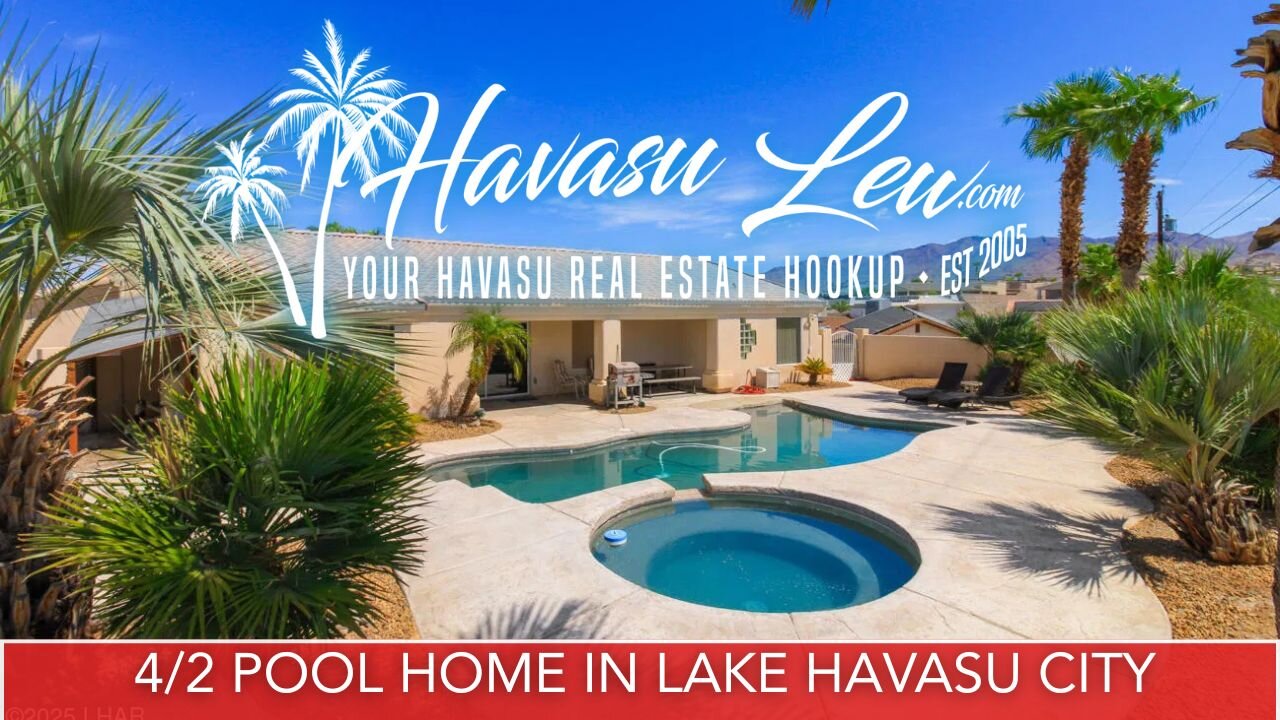 Lake Havasu 4 Bed Pool Home 3220 Douglas Dr MLS 1036954