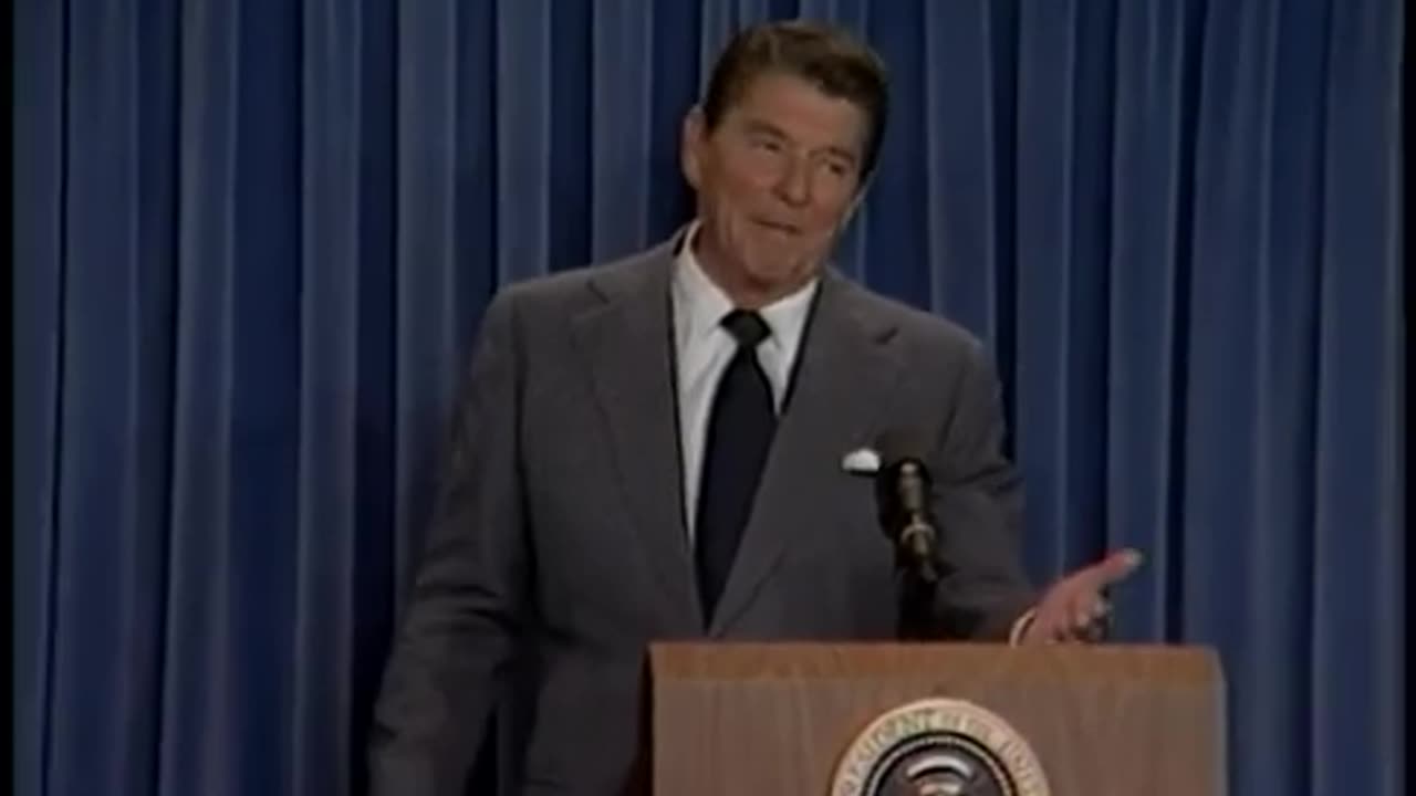 Archived ✅ | 8-13-1982 - President Reagans Press Briefing in the Press Room