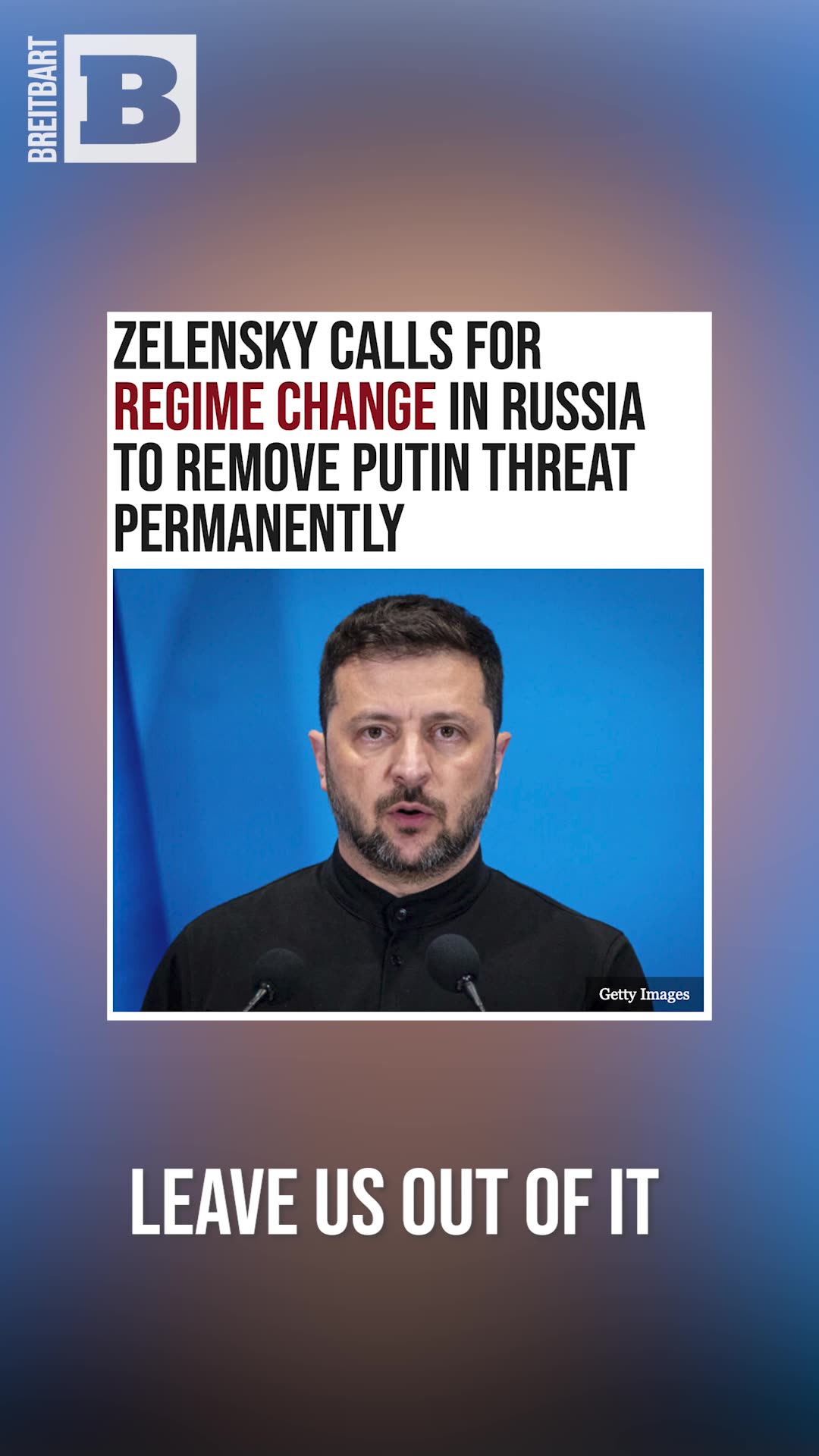 Leave Us Out of Your Regime Change Attempt