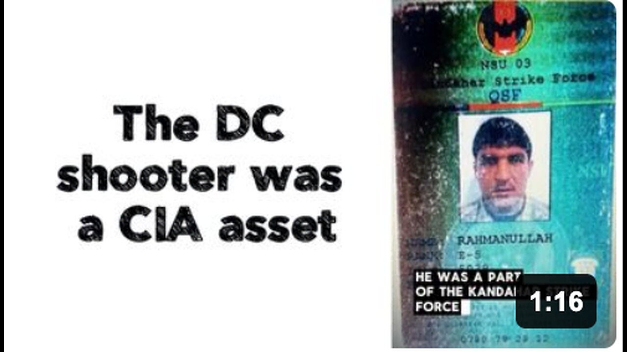 The DC shooter was a CIA asset