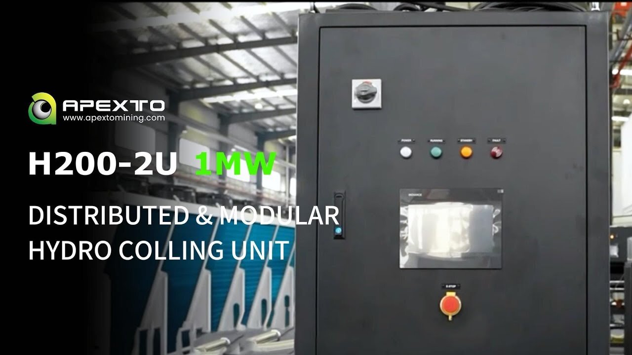 H200-2U Custom Hydro Mining Unit β 1MW Capacity for 100x M63/M63S