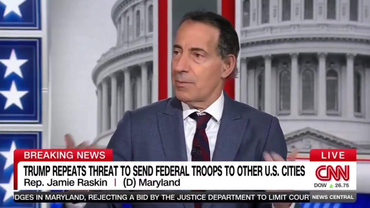 Rep Jamie Raskin Argues Against Keeping DC Safe