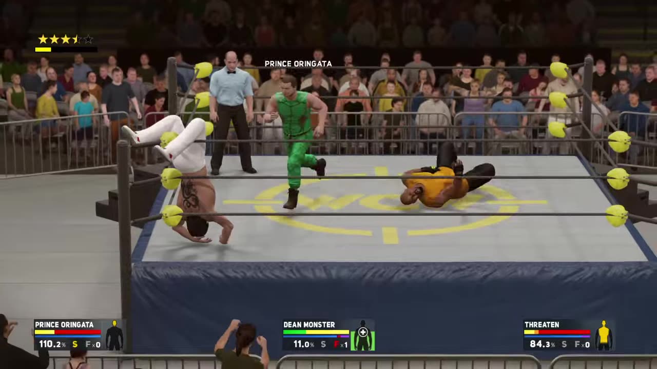 NXT title Dean Monster v Threaten v PrinceOringata