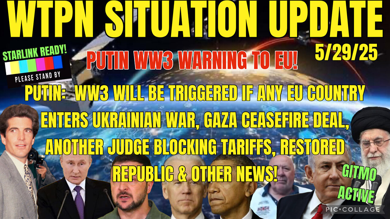 WTPN ~ Judy Byington ~ Situation Update ~ 5-29-25 ~ Trump Return ~ Restored Republic via a GCR