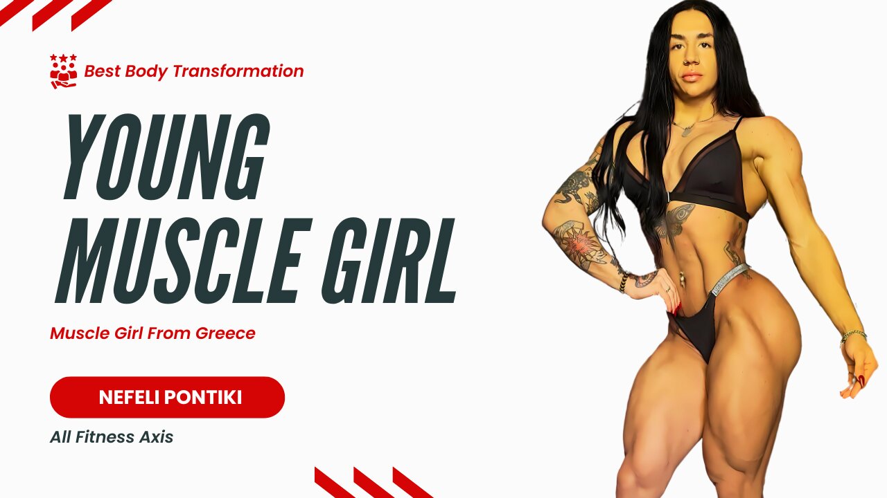 Greece’s Muscle Girl Feneli | FBB Bodybuilder with the Best Body Transformation
