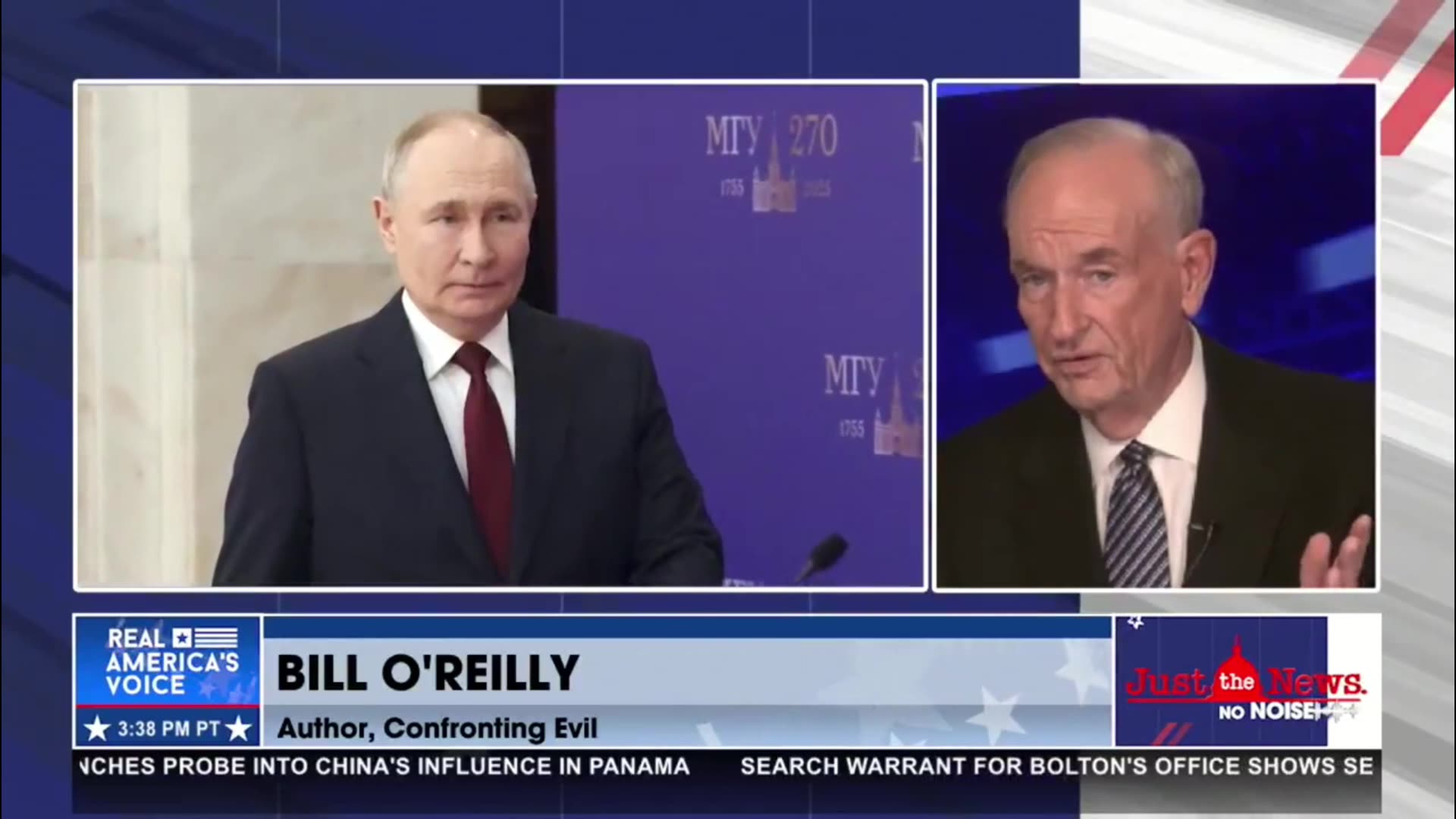 OReilly warns Trump about Putins deterioration