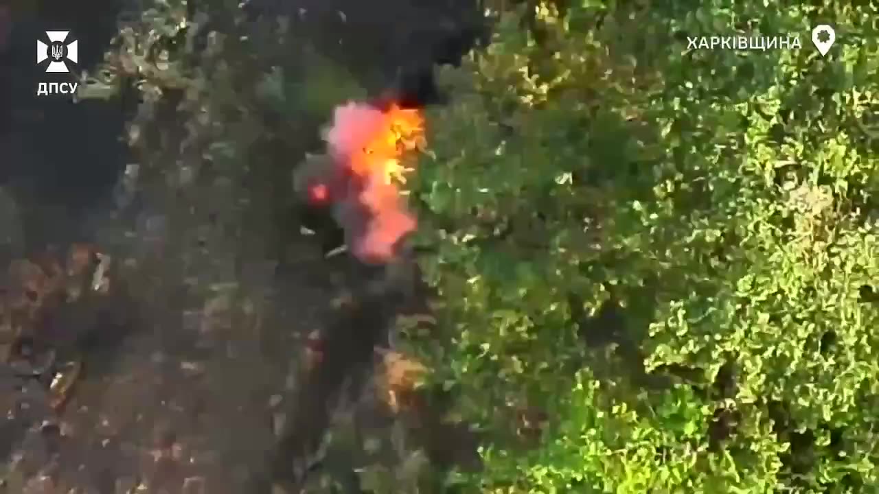 π₯ποΈ Motorcycles and Bukhankas burn well in the Kupyansk area due to devastating
