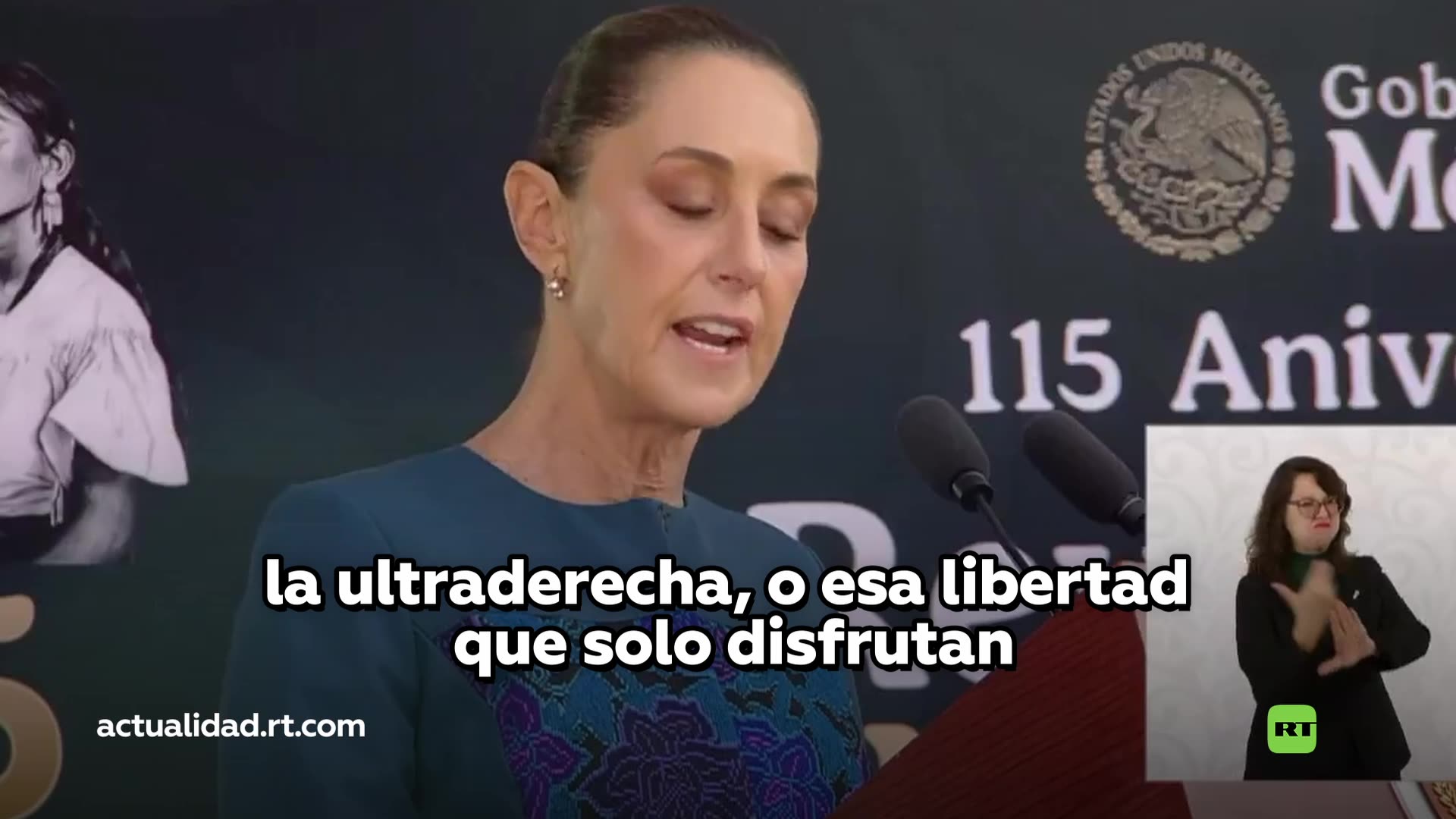 Sheinbaum se dirige a la ultraderecha: No conocen la historia de México