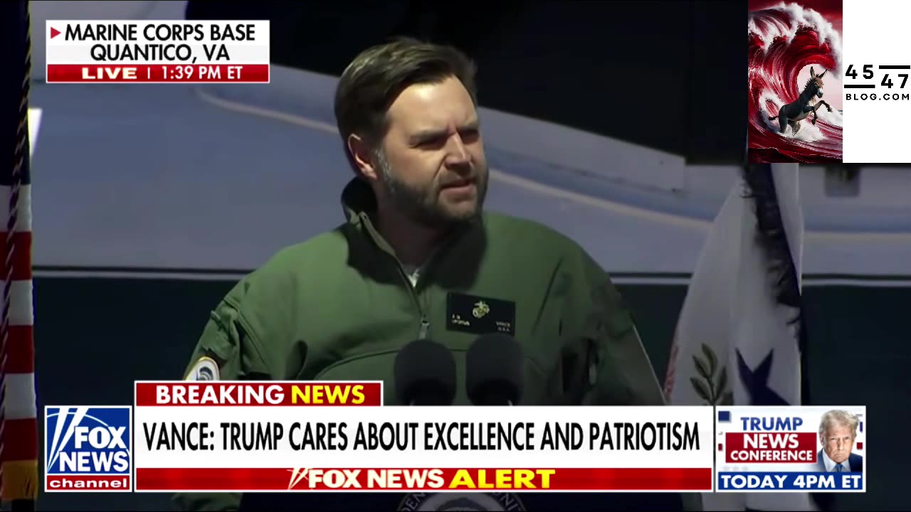 Vice President JD Vance Addresses Marines