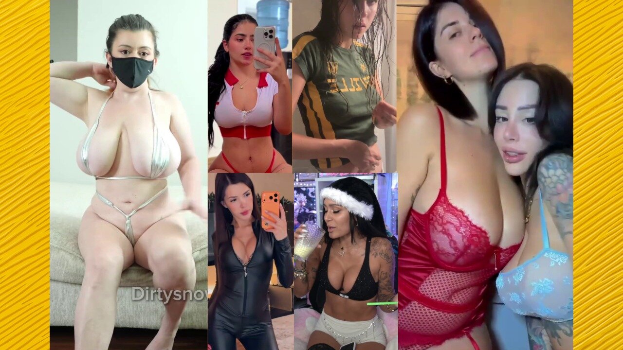 Huge Boobs / No Bra / Hard Nipples 96 - Big bank tiktok challenge ❤️‍ClipchampGirls 2026
