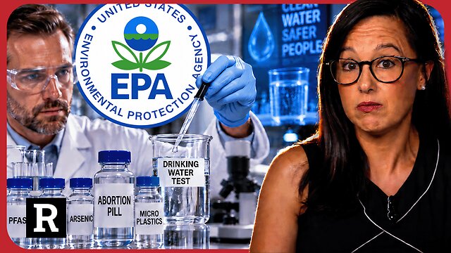 Hang on! America’s Drinking Water is FILLED with abortion drugs