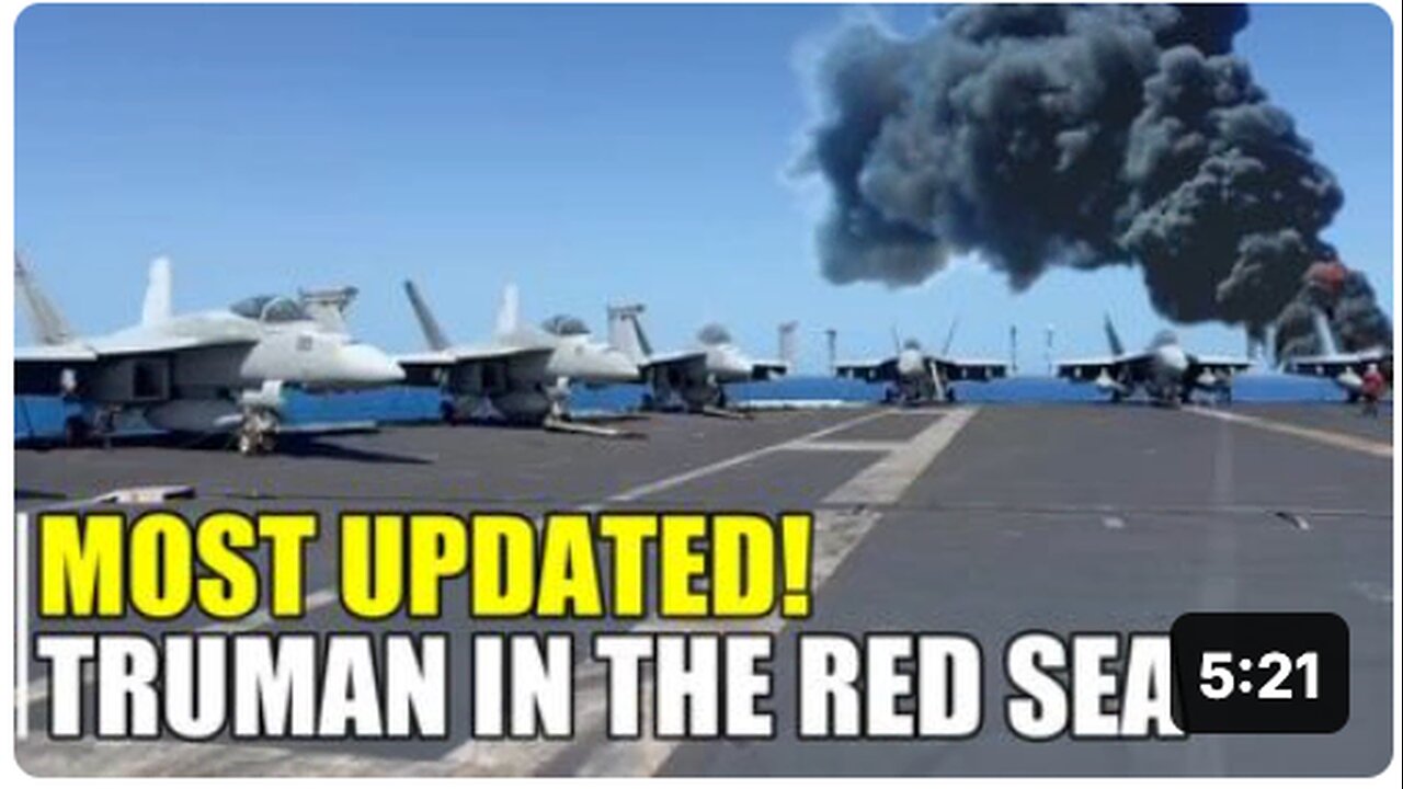 Rumors of American proud carrier USS Truman against Yemen in the Red Sea