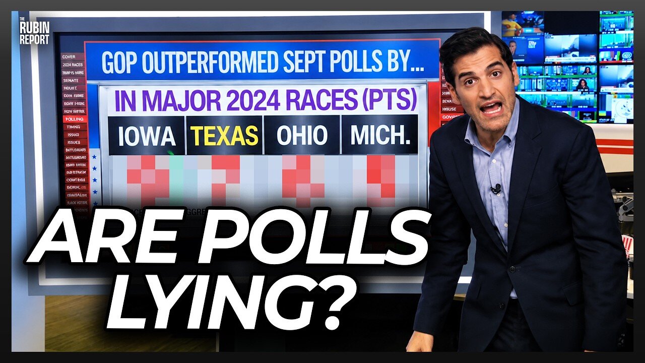 Watch Pollster's Face as He Realizes Polls May Be Lying About Dems Odds of Winning thumbnail