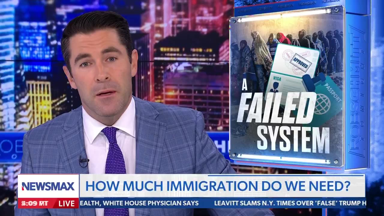 Rob Schmitt 🔥 Unfettered immigration has cost this country a fortune.