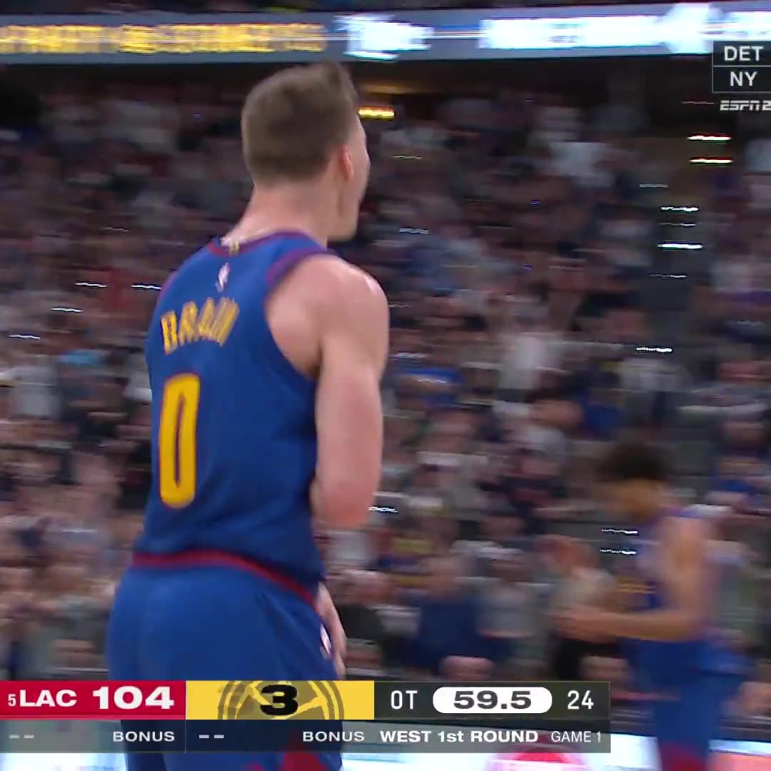 NBA - NUGGETS CLUTCH IN THE CLUTCH ๐ฅถ Game 1 was nothing new for Denver!