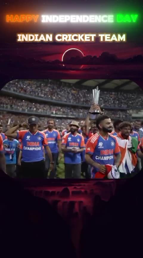 Independence Day⚡ Team India Special!🇮🇳 #shorts​ #cricket​