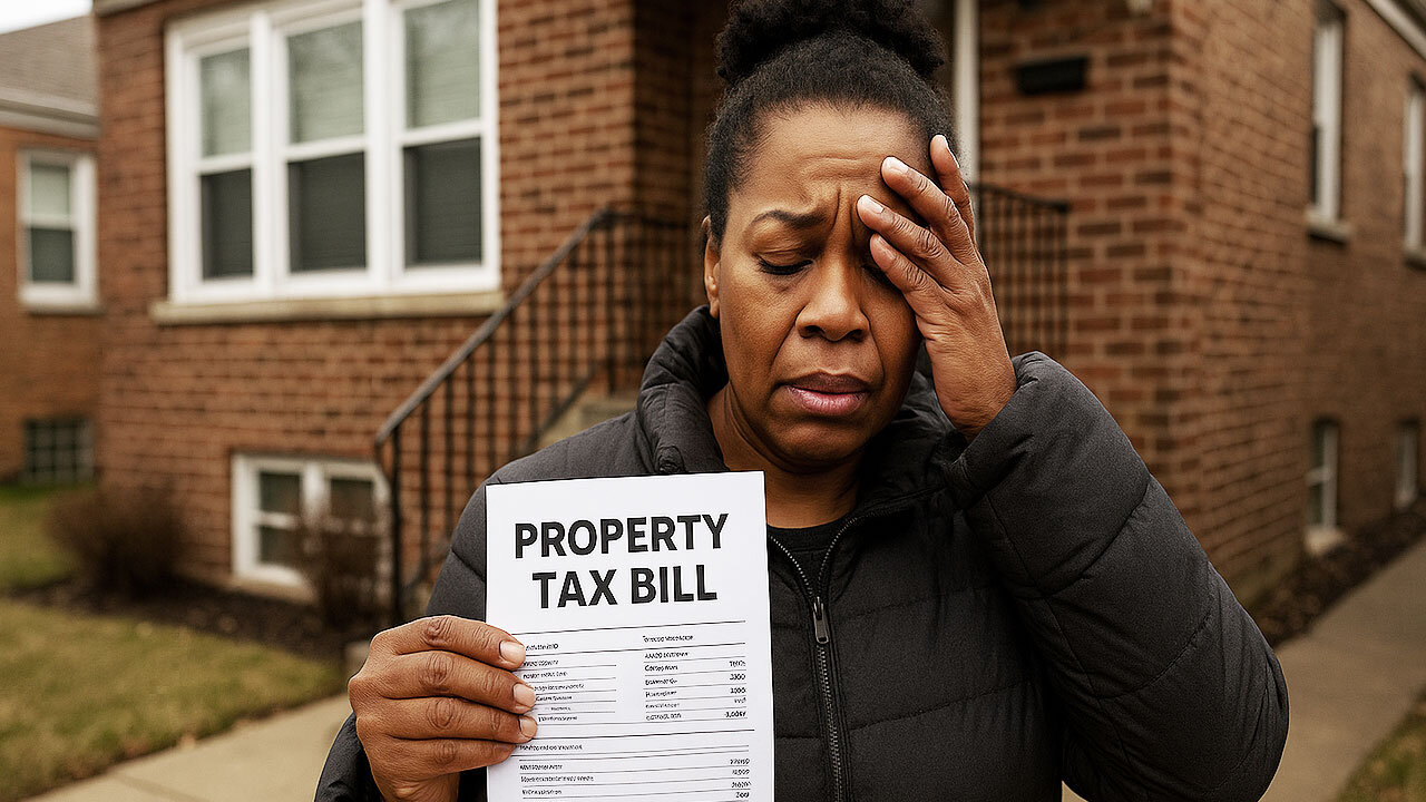 Chicago Tax Bills DOUBLED: $9K to $19K DESTROYS Black Neighborhoods