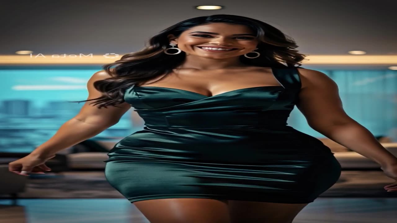 🌟 Girl Wide Hips 👑 AI Fashion Models Luxury Animation Video