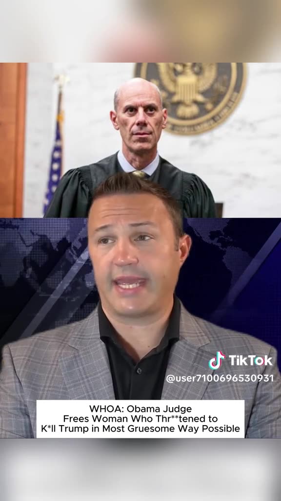 Breaking⛔️Obama Judge Frees Woman Who Threatened to K*ll Trump in Most Gruesome Way Possible