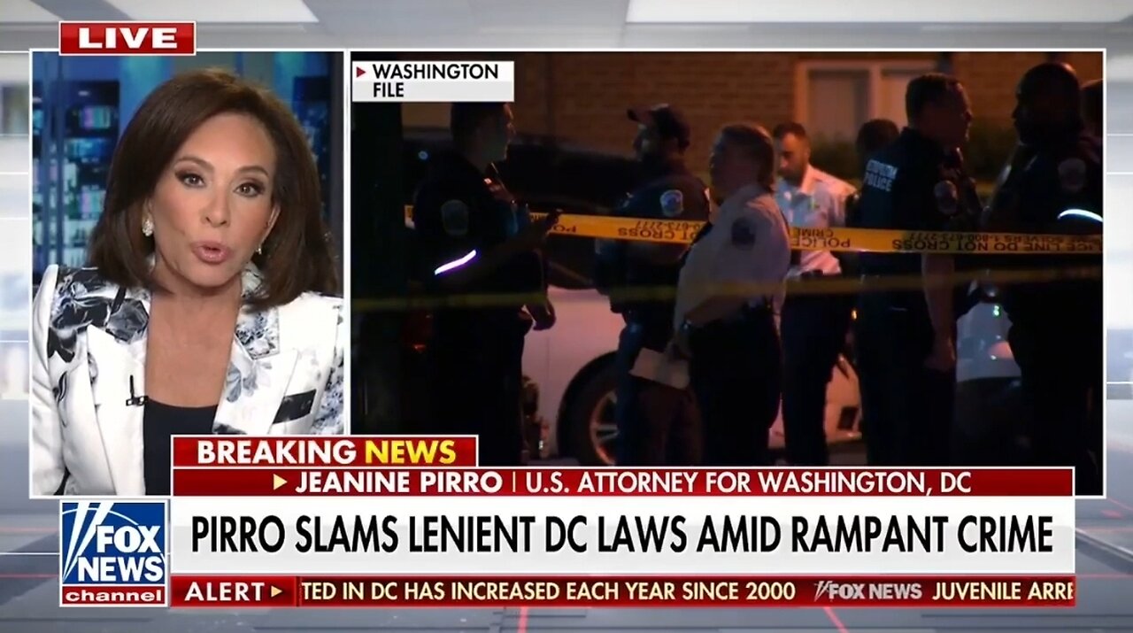 Judge Jeanine: Were Going To Make DC Safe and Beautiful Again
