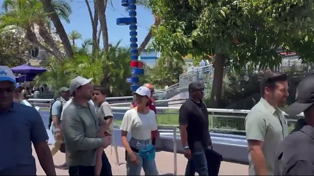 Woke Karen Screams at JD Vance at Disney Land - We Support Immigrants!