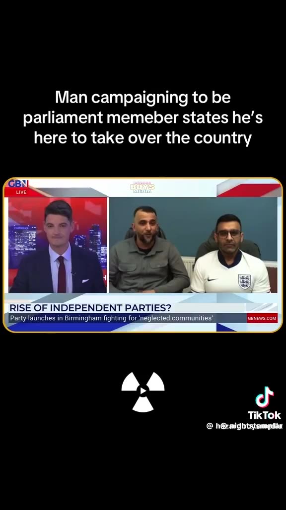 Man campaigning to be parliament memeber states hes here to take over the country!