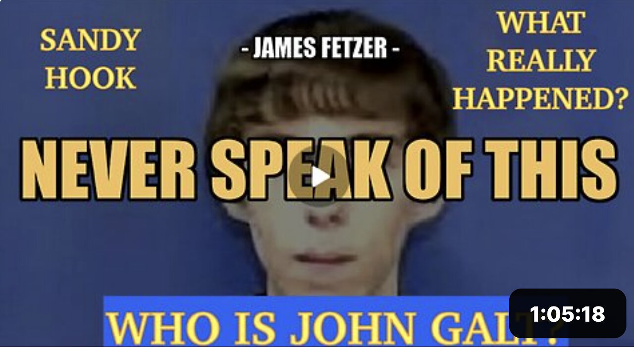 DR JAMES FETZER- SANDY HOOK THE REAL STORY THEY DONT WANT U 2 KNOW. WHO IS John Galt?