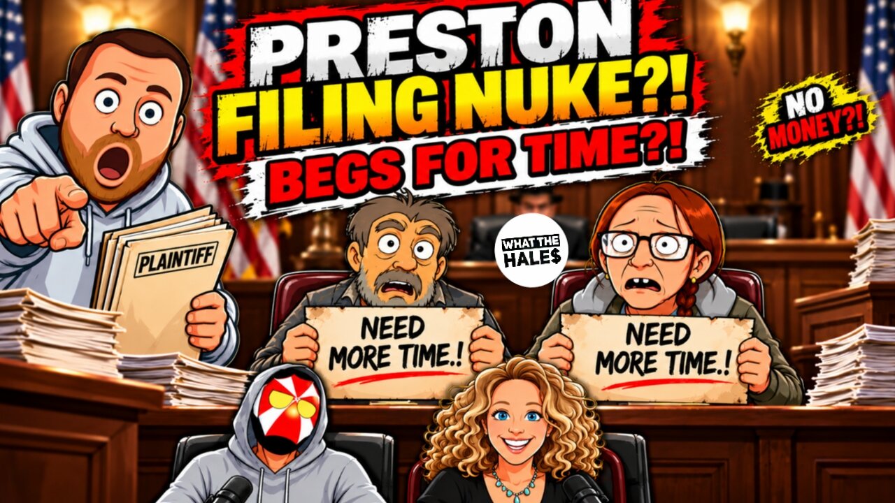 LIVE! Preston FILING NUKE?! They BEG FOR TIME - NO MONEY?! Anti Hale ...