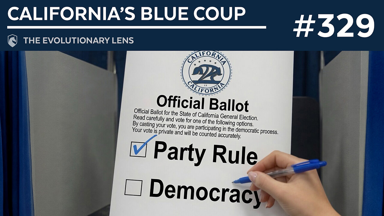 California’s Blue Coup: The 329th Evolutionary Lens with Bret Weinstein and Heather Heying