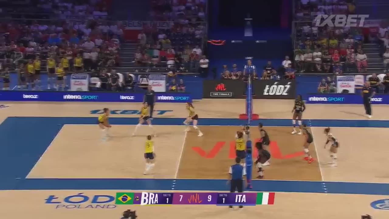 US Sports Volleyball Feat. Italy 🇮🇹 vs. Brazil 🇧🇷 - Gold Match Womens VNL 2025 - Highlights