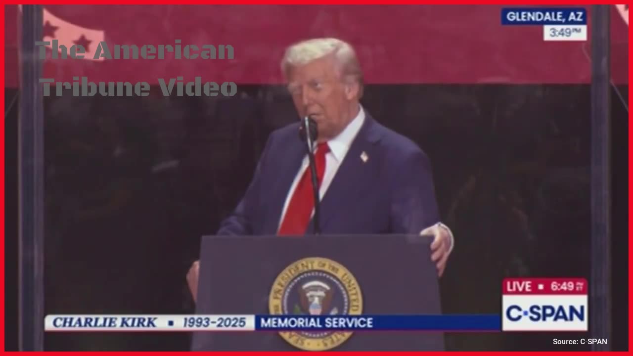 Donald Trump Praises Charlie Kirks Life Of Leading Others To Christ