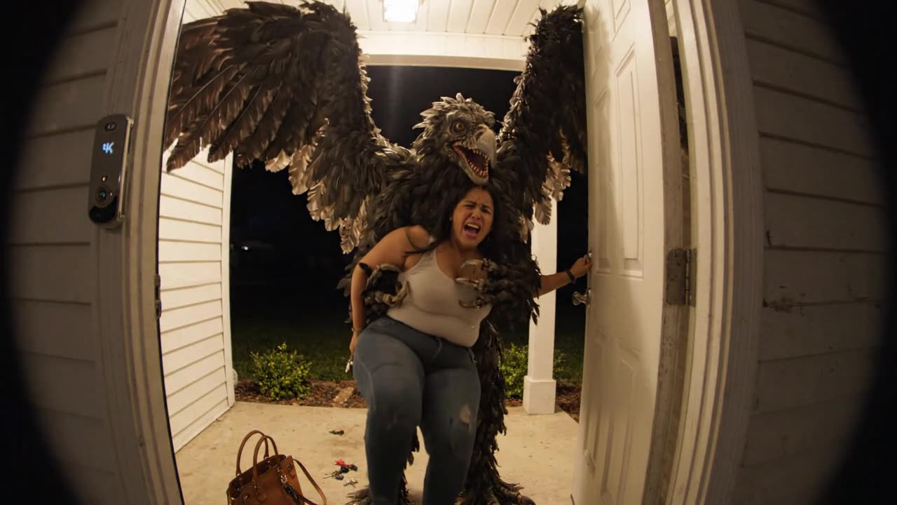 😱 Woman Caught on Doorbell Camera! Funny Girls Scary Pranks - Viral Video - Curvy Girl Model
