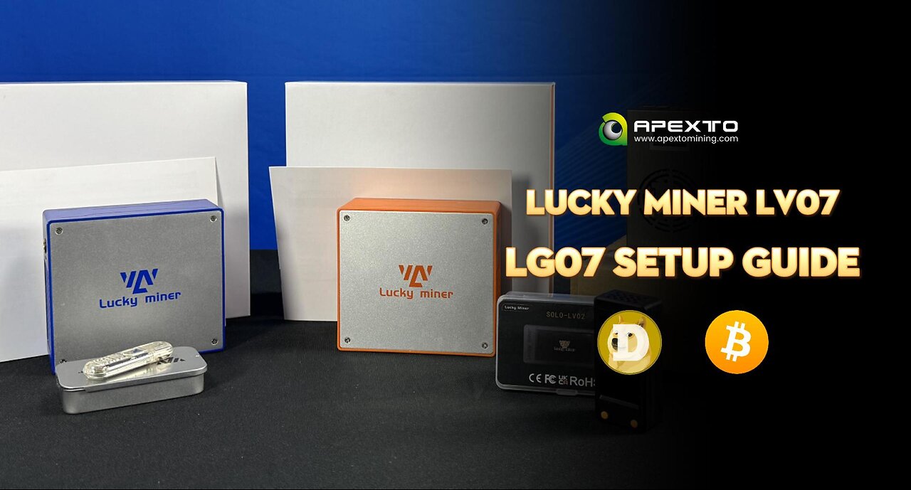 Lucky Miner LV07 & LG07 β Complete Setup Guide for Solo Bitcoin & Dogecoin Mining