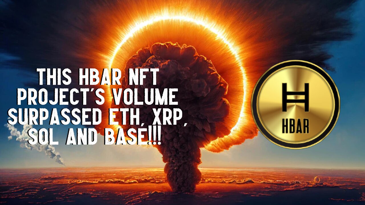 This HBAR NFT Projects Volume Surpassed ETH, XRP, SOL and Base!!!