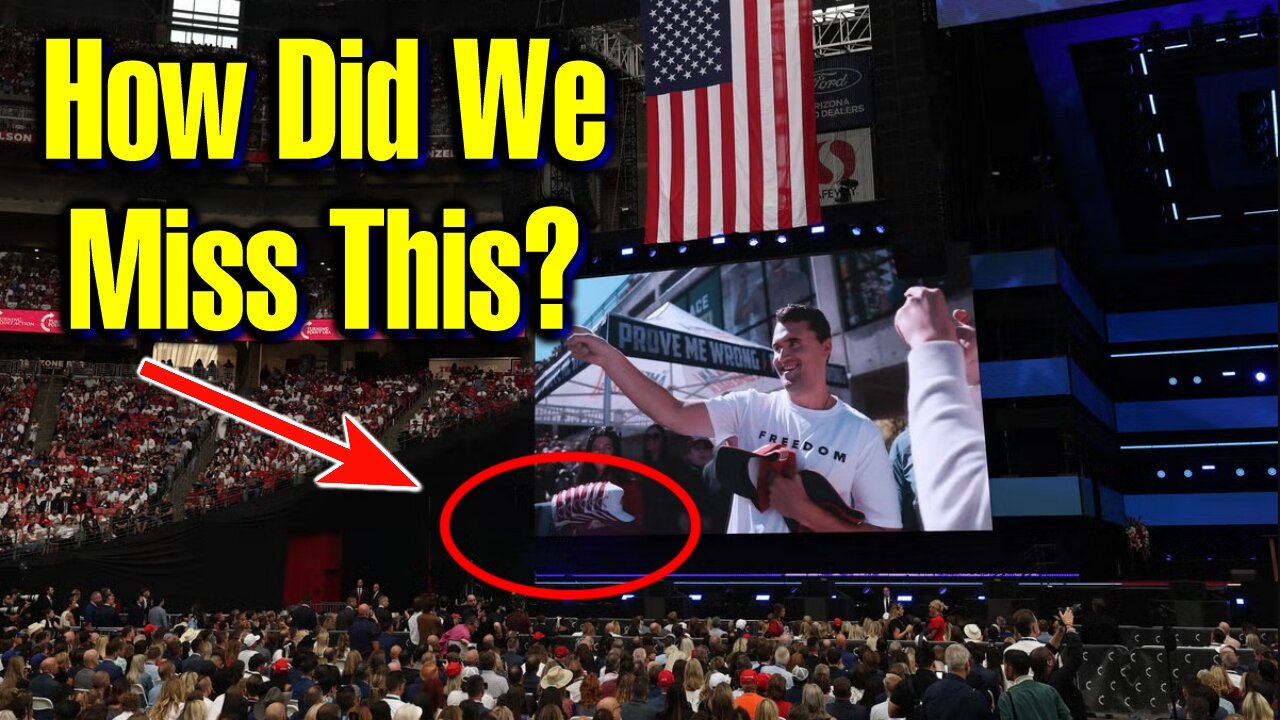 You Werent Supposed to Notice This at The Charlie Kirk Memorial..