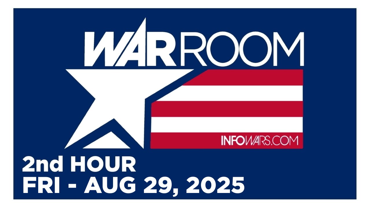 WAR ROOM [2 of 3] Friday 8/29/25 • BX ON X - TRANS SHOOTER CULT CONNECTIONS? • Infowars