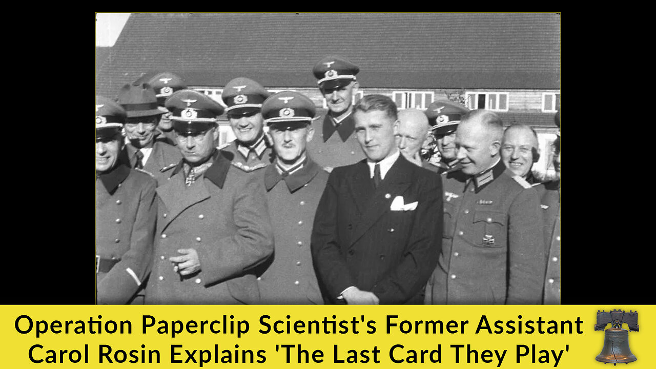 Operation Paperclip Scientists Former Assistant Carol Rosin Explains The Last Card They Play