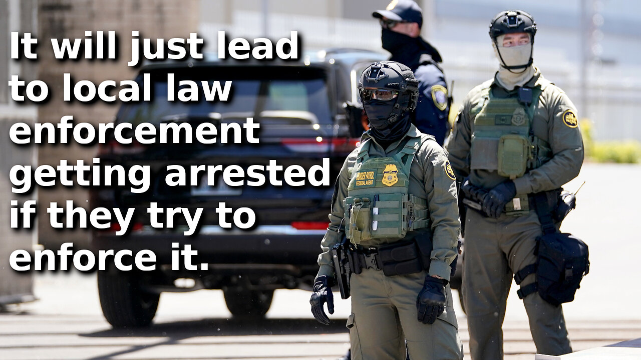 California Democrats Pass Bill to Ban ICE Wearing Masks Thinking They Can Enforce It