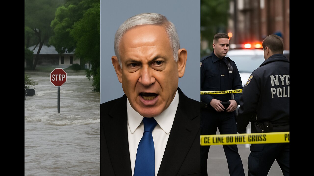 White House Blasts Madman Netanyahu as TX Flood Missing Drops, NYC Cop Shot