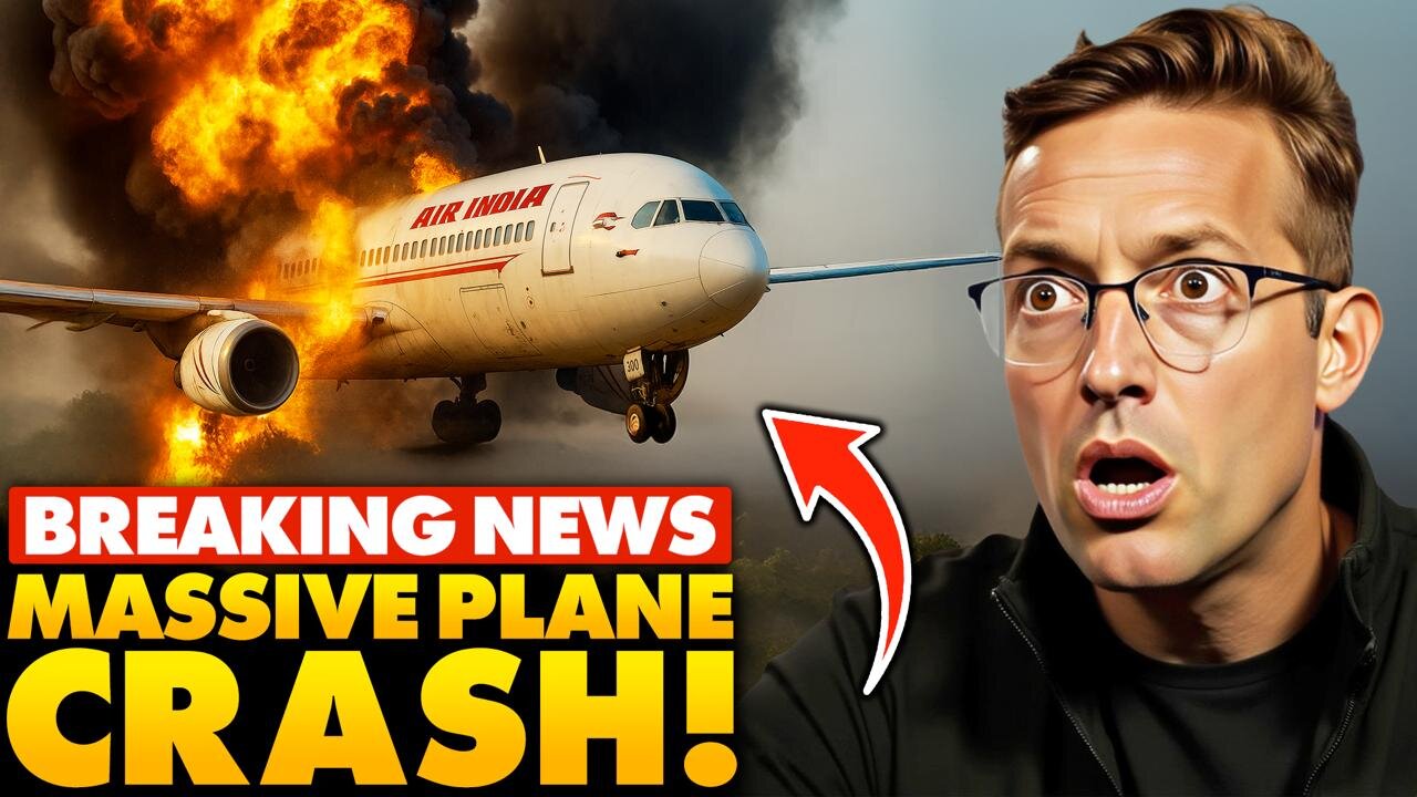 🚨BREAKING: Massive Fireball Explosion as Plane CRASHES in India | Fell Out of the Sky’