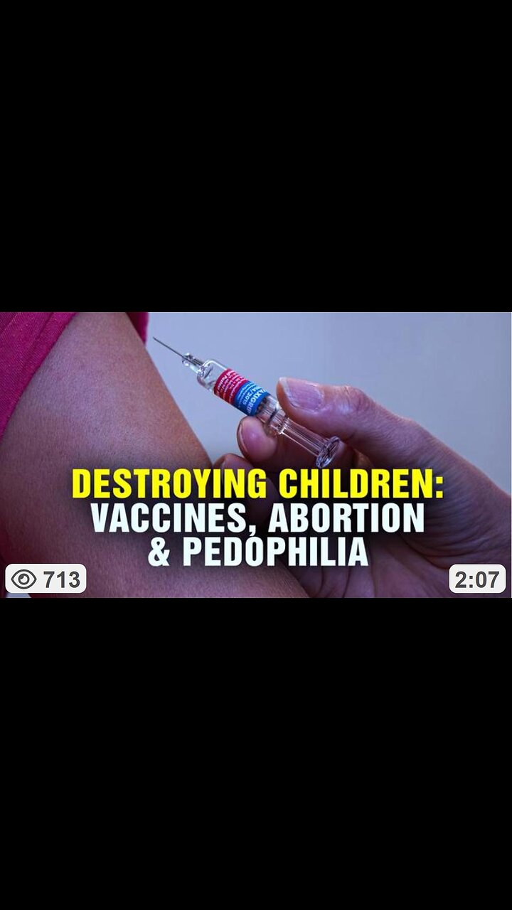 STOP THEM! EVILs TRYING TO WIPE OUT A WHOLE GENERATION! 1.7M kids w/ Heart Disease were ALL VACCINATED!