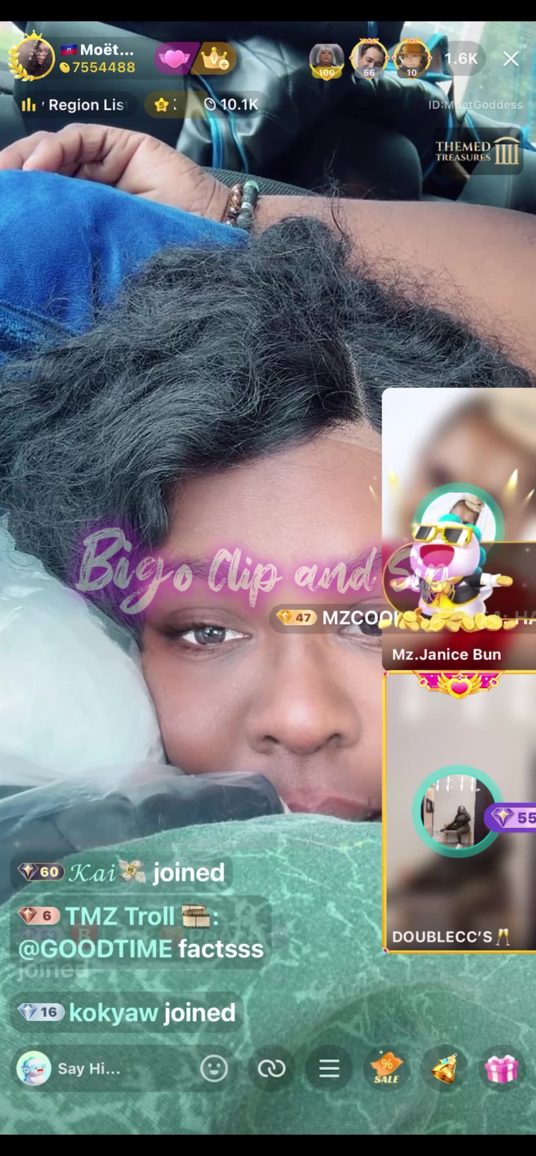 Moet gets positive advice from Mz Janice Bun n cries 8/21/25 #bigoclipandsip