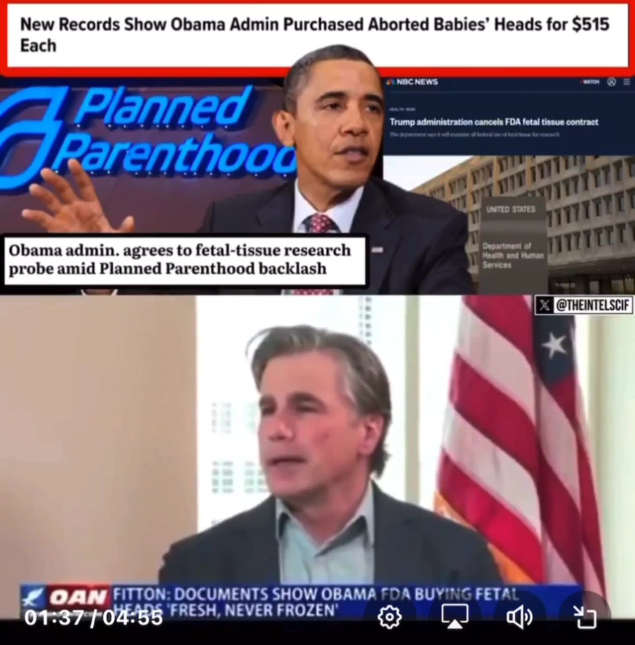 Obama and the Body Farm (Planned Parenthood)
